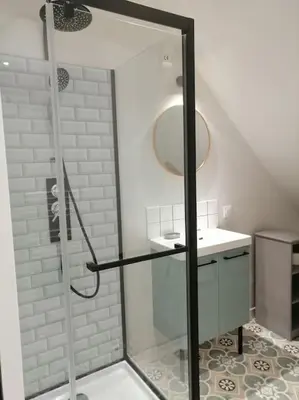 Salle de bains dans l'établissement L' Atout de Loire