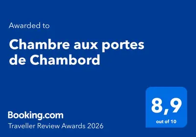 Certificat, récompense, panneau ou autre document affiché dans l'établissement Chambre aux portes de Chambord