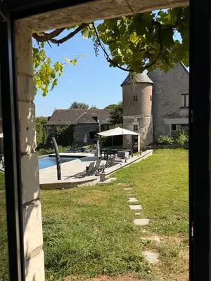 Piscine de l'établissement Meublés de Charme Romantique en Touraine ou située à proximité