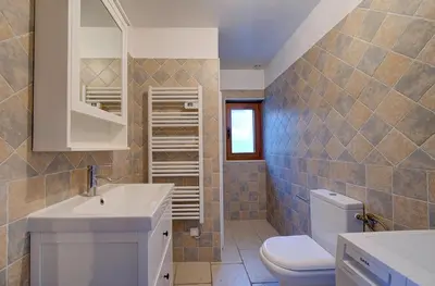 Salle de bains dans l'établissement Le Refuge d'Azay