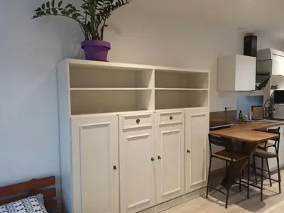 Cuisine ou kitchenette dans l'établissement Studio au calme rénové 2023 avec garage