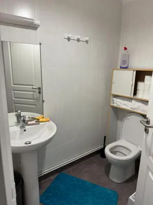Salle de bains dans l'établissement Escale 51