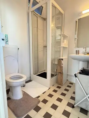 Salle de bains dans l'établissement Escale 41
