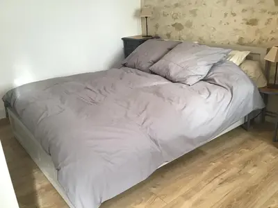 Un ou plusieurs lits dans un hébergement de l'établissement House near Chateaux de la Loire