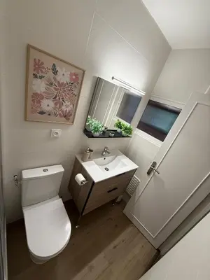 Salle de bains dans l'établissement Mont'Bohème
