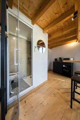 Salle de bains dans l'établissement L'armurerie proche Islette et Azay le Rideau