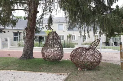 Jardin de l'établissement Gite Vergers de Fontenay La Loire