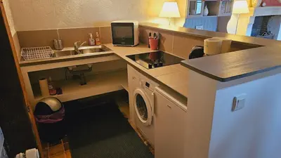 Cuisine ou kitchenette dans l'établissement L'Olivier - Charm and elegance Loire Valley