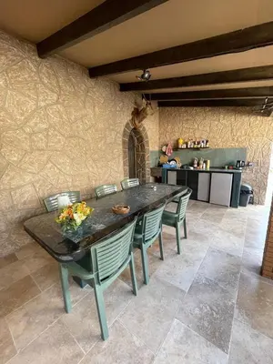 Cuisine ou kitchenette dans l'établissement Appartement en résidence