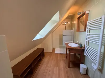Cuisine ou kitchenette dans l'établissement Maison climatisée - Beauval et Châteaux