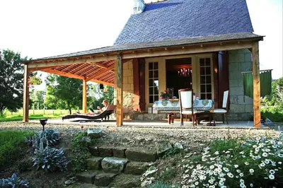 Jardin de l'établissement Le Refuge des Châteaux