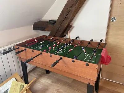 Salle de jeux dans l'établissement Gîte de charme aux portes d'Amboise avec grand jardin et Wi-Fi - FR-1-381-604