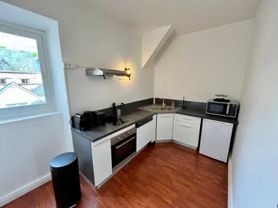 Cuisine ou kitchenette dans l'établissement Hypercentre, douillet, face à la Loire et vieux Blois, le Sérénity