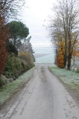 Paysage naturel près de la maison de vacances