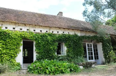 Jardin de l'établissement Les Berthiers - région des châteaux et des vignes