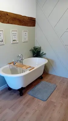 Salle de bains dans l'établissement Guesthouse in Derce