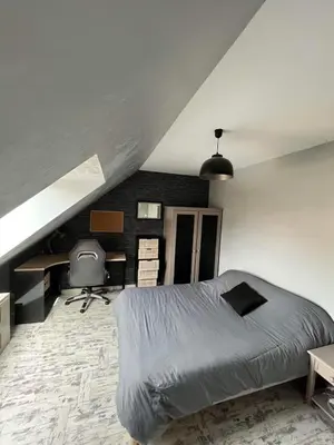 Un ou plusieurs lits dans un hébergement de l'établissement Maison proche Circuit des 24h