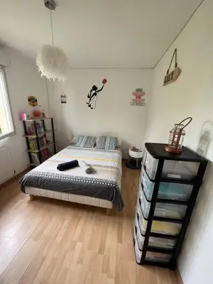 Un ou plusieurs lits dans un hébergement de l'établissement Maison proche Circuit des 24h