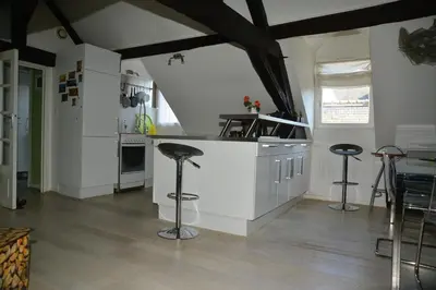 Cuisine ou kitchenette dans l'établissement Tours hypercentre - Vieux Tours