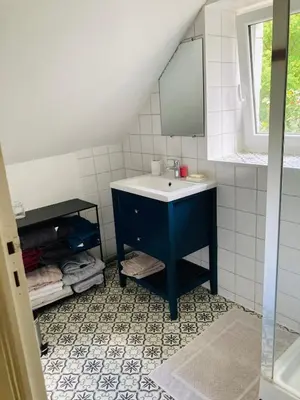 Cuisine ou kitchenette dans l'établissement Le gite d Henri