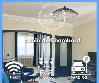 Plan de l'établissement Grande Maison-5 min de Chambord-3 chambres-Loire à vélo 100 m- 10 min de Blois