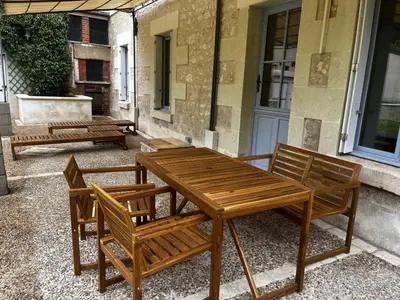 Coin salon dans l'établissement Altanka, Maison, calme au milieu de la nature près de Beauval, Chenonceau et autres chateaux de la Loire