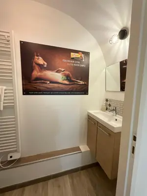 Salle de bains dans l'établissement Appartement 