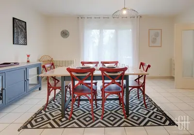 Plan de l'établissement La Marnière, Maison avec jardin , 6 V, Parking