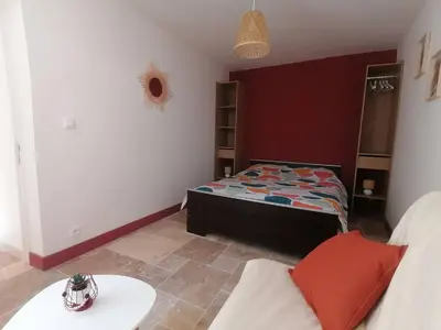 Un ou plusieurs lits dans un hébergement de l'établissement Gîte des sables