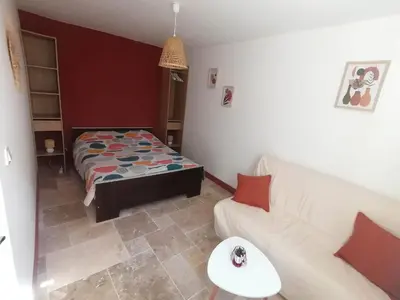 Un ou plusieurs lits dans un hébergement de l'établissement Gîte des sables