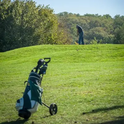 Golf sur le terrain de le chalet ou à proximité