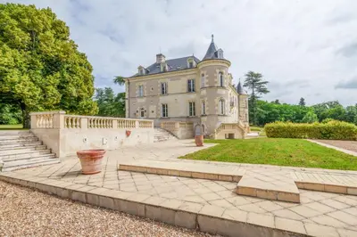 Jardin de l'établissement Superbe Château du 19eme en Touraine 15 p
