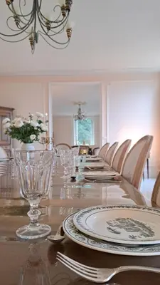 Coin salon dans l'établissement Superbe Château du 19eme en Touraine 15 p