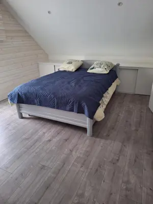Un ou plusieurs lits dans un hébergement de l'établissement Chambres