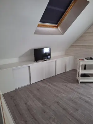Télévision ou salle de divertissement dans l'établissement Chambres
