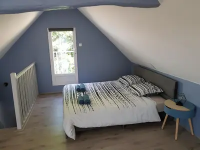 Un ou plusieurs lits dans un hébergement de l'établissement La Récréation Lochoise Maison 7pers, Zoo de Beauval