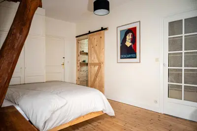 Un ou plusieurs lits dans un hébergement de l'établissement Vakantiewoning BienViennue