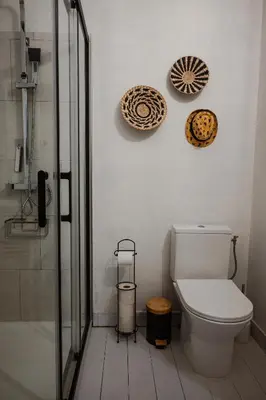 Salle de bains dans l'établissement Vakantiewoning BienViennue