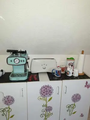 Cuisine ou kitchenette dans l'établissement Studio Dorothée - Parking Privé