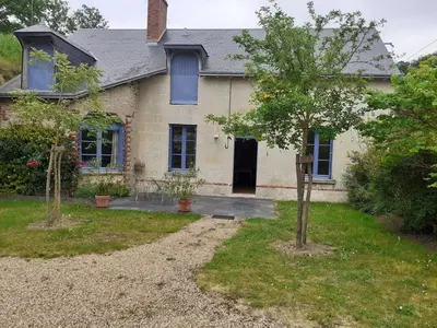 Jardin de l'établissement Gîte de la Chartrie en Touraine