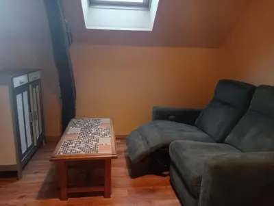 Coin salon dans l'établissement chambre d'hôtes au cœur de la nature