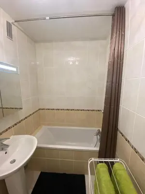 Salle de bains dans l'établissement Joli studio avec balcon
