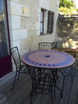 Plan de l'établissement Gîte semi-troglodytique du Vieux Chai de Trôo