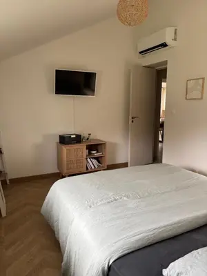 Télévision ou salle de divertissement dans l'établissement MAISON CENTRE D'ARNAGE idéal 24h du Mans et Le Mans classic