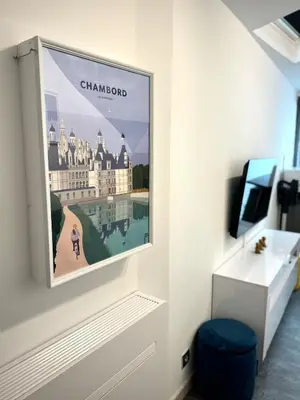 Télévision ou salle de divertissement dans l'établissement Le Petit Rive Gauche - Blois