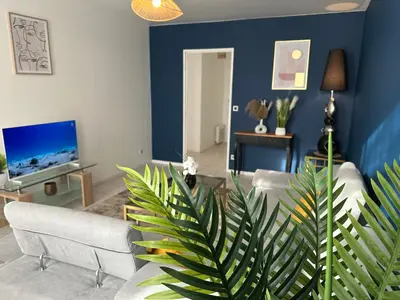 Coin salon dans l'établissement L Archipel Le Mans Est Pontlieue
