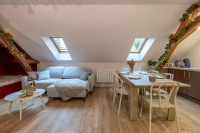 Coin salon dans l'établissement Le Grand Cru - Centre Ville