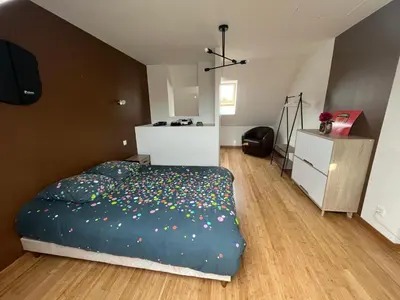 Un ou plusieurs lits dans un hébergement de l'établissement Maison proche Circuit des 24h du Mans