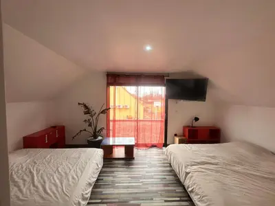 Un ou plusieurs lits dans un hébergement de l'établissement Maison saint mars d outille