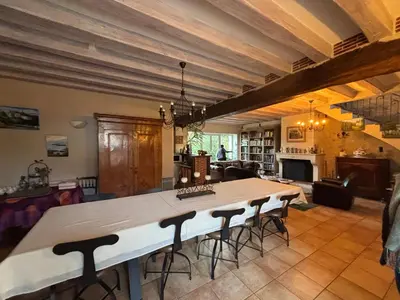 Cuisine ou kitchenette dans l'établissement Les hauts de Chaumont
